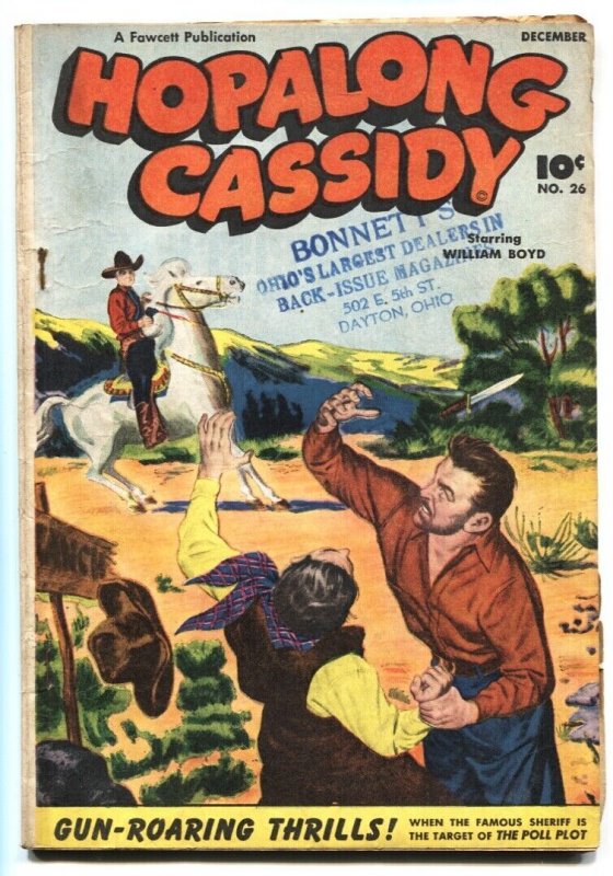 Hopalong Cassidy #26 1948-Fawcett-William S Boyd-VG-
