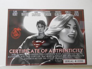 Batman/Superman #1 Warren Louw Virgin Cover (2019) W/ Cert!