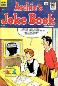 Archie's Jokebook Magazine #71 VG ; Archie | low grade comic July 1964 Geometry 