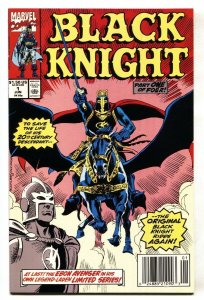 Black Knight #1 1990 Marvel-1st issue-Rides Again-Capt America VF+