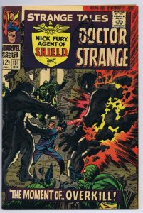 Strange Tales #151 ORIGINAL Vintage 1967 Marvel Comics 1st Jim Steranko Marvel