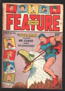 Feature #112  1947 - Quality  -G/VG - Comic Book
