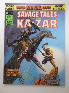 Savage Tales Super Annual Issue #1 Sharp Fine/VF Condition!