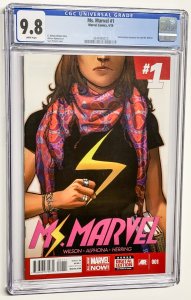 Ms. Marvel #1 (2014) CGC Grade 9.8 - 1st Kamal Khan!