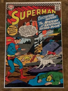 Superman #189 (1966). VF-. Origin/destruction of Krypton II.