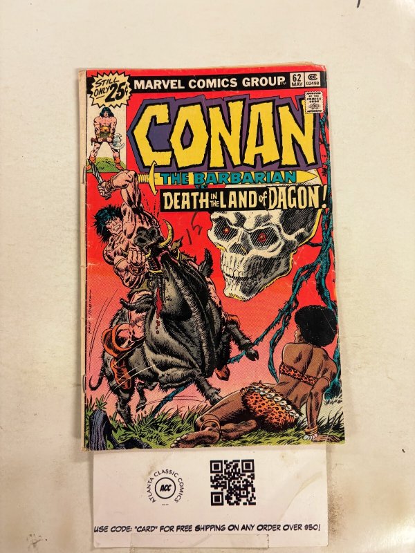 Conan the Barbarian #62 VG Marvel Comic Books Belit Red Sonja Kull 14 HH65