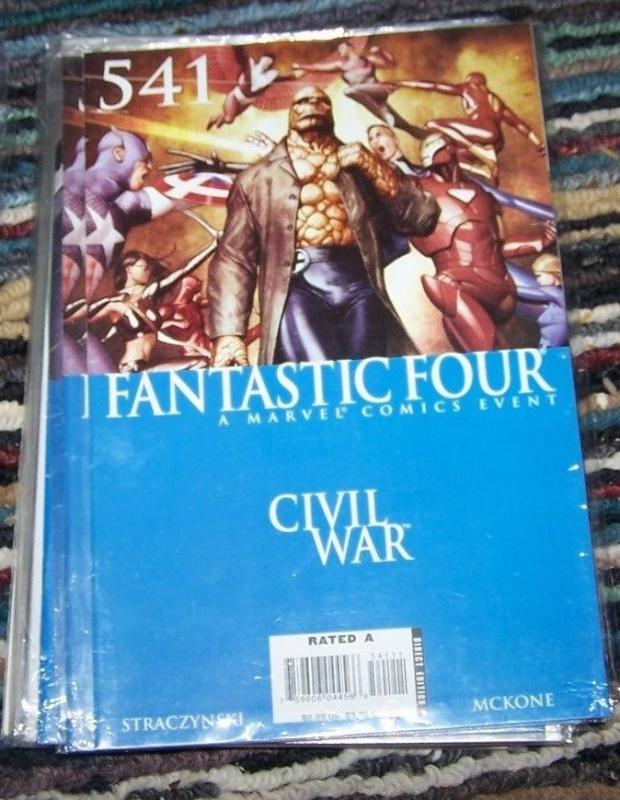 FANTASTIC FOUR #541   2006 MARVEL    civil war captain america   IRONMAN