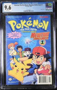 Pokemon the First Movie Mewtwo Strikes Back #1 CGC 9.6 1998 Viz Nintendo 1st Per