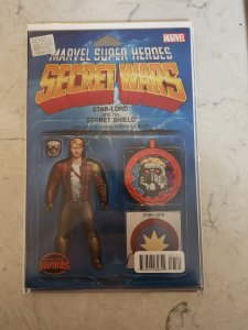 Secret Wars #9 John Tyler Christopher Action Figure (Iron Man) Variant (2016)