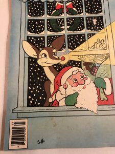 RUDOLPH THE RED-NOSED REINDEER C-50 : DC Treasury 1976 Fn+; has poster, Santa