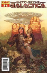 Classic Battlestar Galactica #2A VF ; Dynamite | Rick Remender