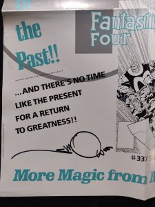Marvel 1989 Promo Poster - Silver Surfer #34 & Fantastic Four #337 SIGNED 2x
