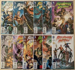 AQUAMAN AND THE OTHERS 1-11 + VARIANT OF ISSUE 1 | NEW 52 | 2014-15 | COMPLETE!