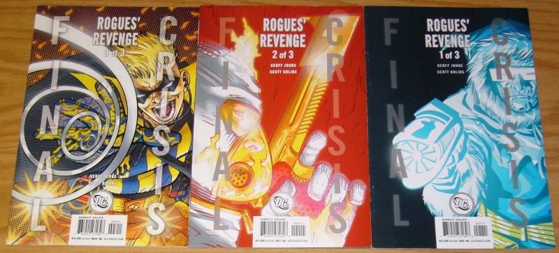 Final Crisis: Rogues' Revenge #1-3 VF/NM complete series - dc comics flash set 2