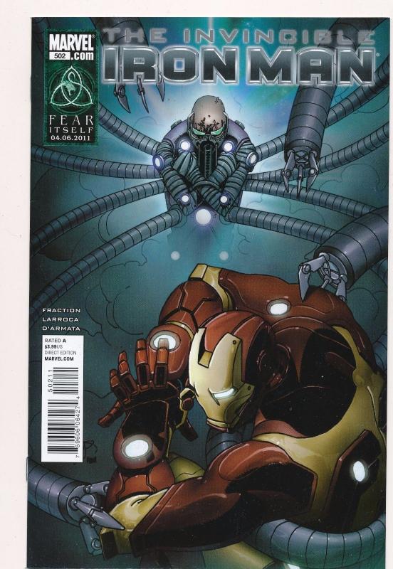 The Invincible IRON MAN #502 ~ Marvel Comics 2011 ~ NM (HX564)
