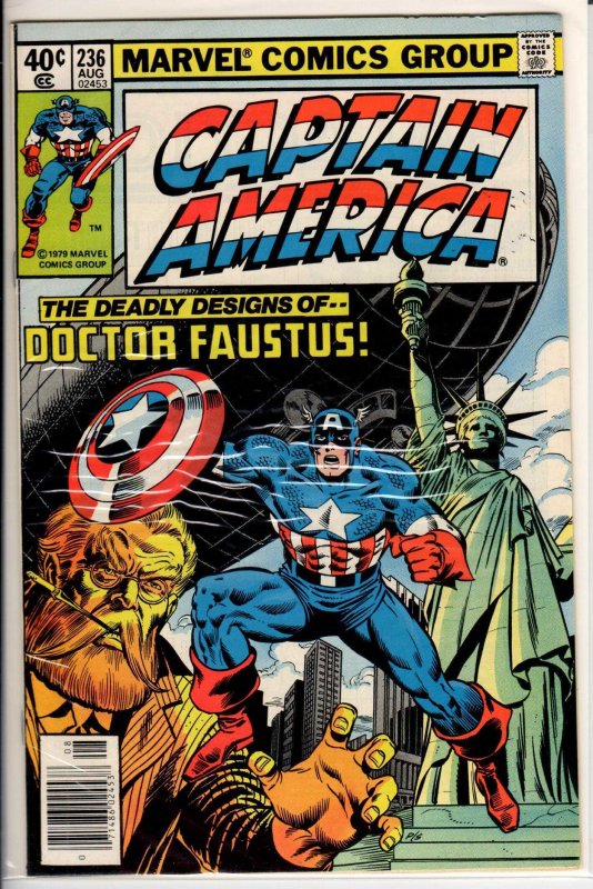 Captain America #236 Newsstand Edition (1979) 8.0VF