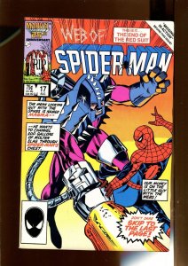 Web Of Spider Man #17 - Magma Solution! (7.5/8.0) 1986