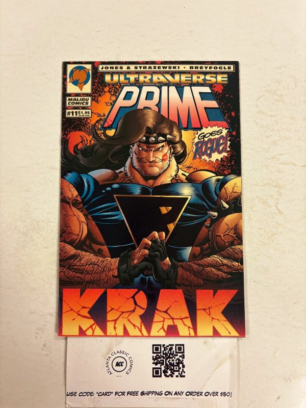 Prime #11 VF Malibu Comic Books Ultraverse Strazewski Breyfogle 14 Hh105