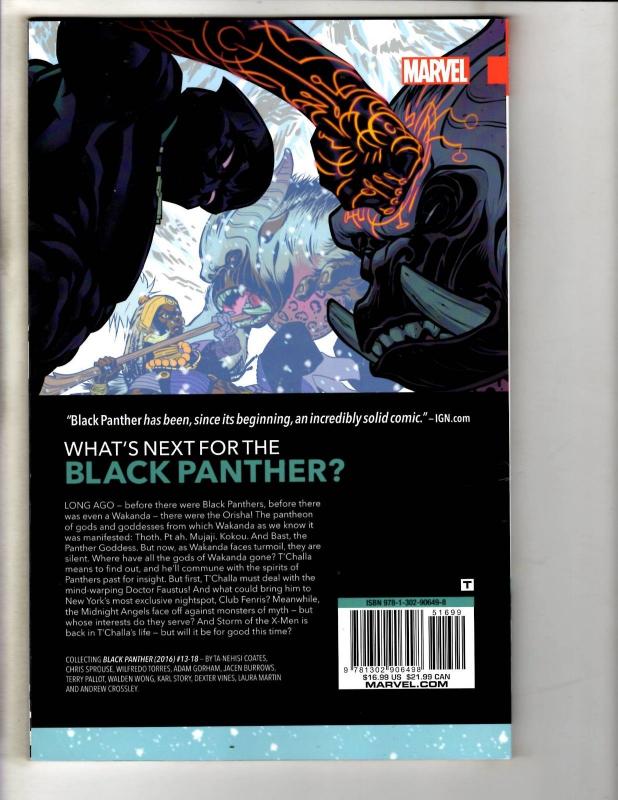 Black Panther Vol. # 4 Avengers New World Marvel Comics Graphic Novel TPB J302