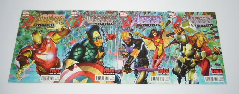 Avengers: End Times #1-4 VF/NM complete story - 31 32 33 34 bendis last issues