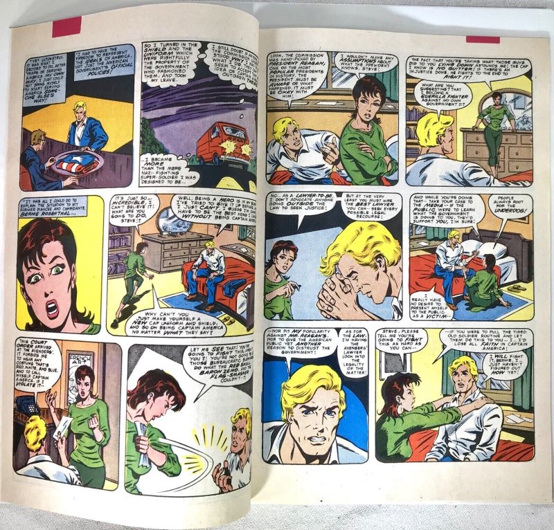 CAPTAIN AMERICA Comic # 336 — Where is Steve Rogers?  — 1987 Marvel Fine+ Cond 