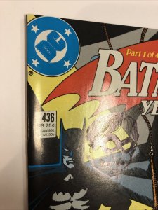 Batman (1989) # 436 (VF/NM) Signed Pat Broderick Remark w/certificate