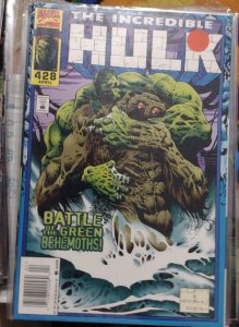 incredible hulk  # 428 1995 marvel DISNEY NEWSTAND VARIANT  MAN THING