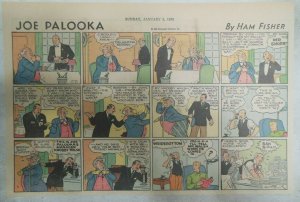 (53) Joe Palooka Sunday Pages by Ham Fisher from 1939 Size: 11 x 15 inches C. Y. 