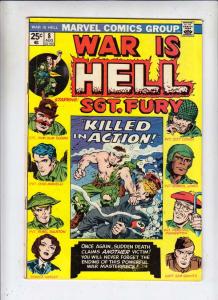 War Is Hell #8 (Aug-74) VG/FN Mid-Grade Sgt,Fury and The Howling Commandos