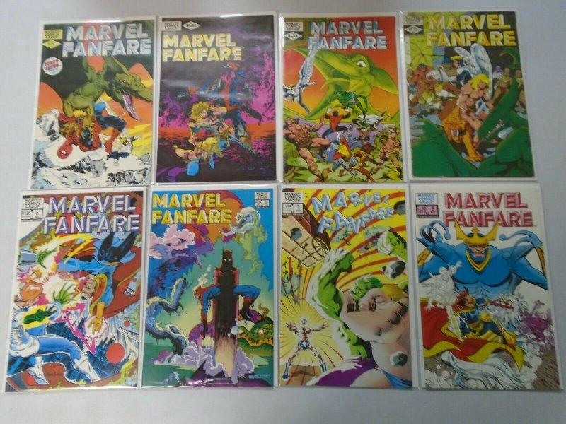 Marvel Fanfare lot 43 different from #1-59 6.0 FN (1982-91 1st Series)