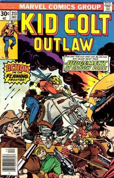 Kid Colt Outlaw #213, VF+ (Stock photo)