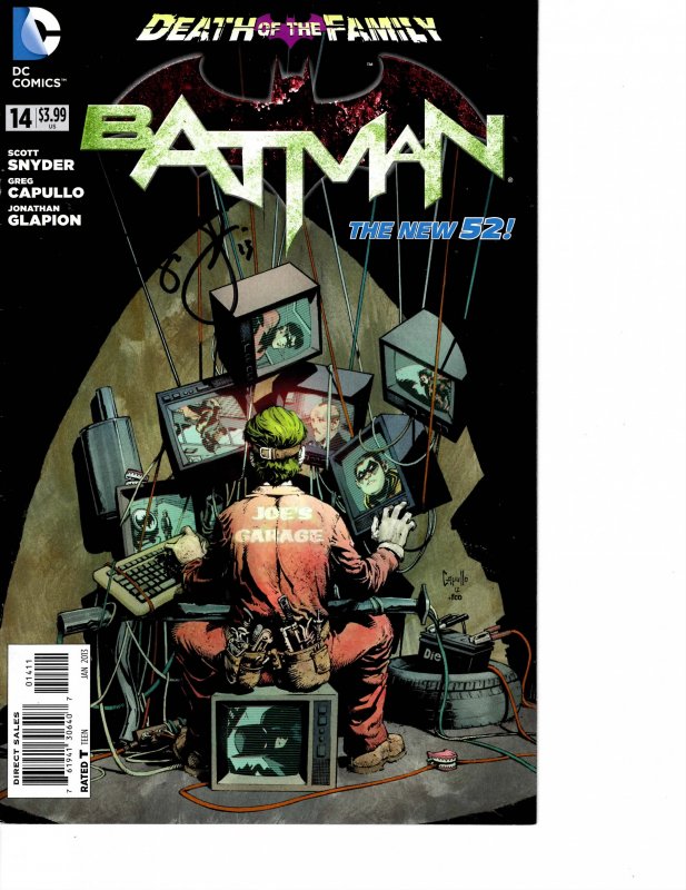 Batman (2011) #14 VF (8.0) New 52 Signed Scott Snyder