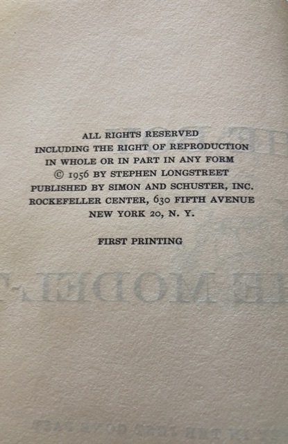 The boy in the model T, LongStreet, 1956,309p