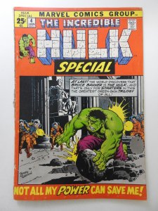 The Incredible Hulk Annual #4 (1972) Great Read! Fair/Good Condition! 6+ SS