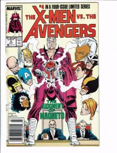 X-Men Vs. The Avengers Complete Marvel Comics Ltd Ser # 1 2 3 4 Wolverine J59