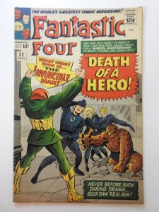 Fantastic Four #32 (1964) vs The Invincible Man!! Beautiful Fine- Condition!!