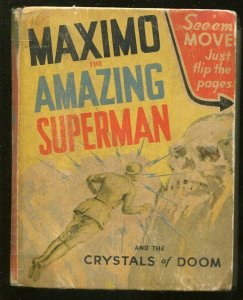 MAXIMO, THE AMAZING SUPERMAN-BIG LITTLE BOOK-#1444-1941-SUPERHERO-fr