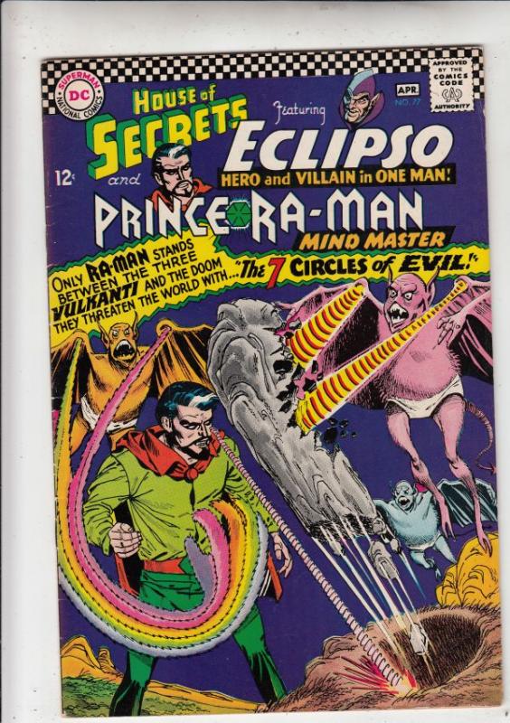 House of Secrets #77 (Apr-66) VF/NM High-Grade Eclipso