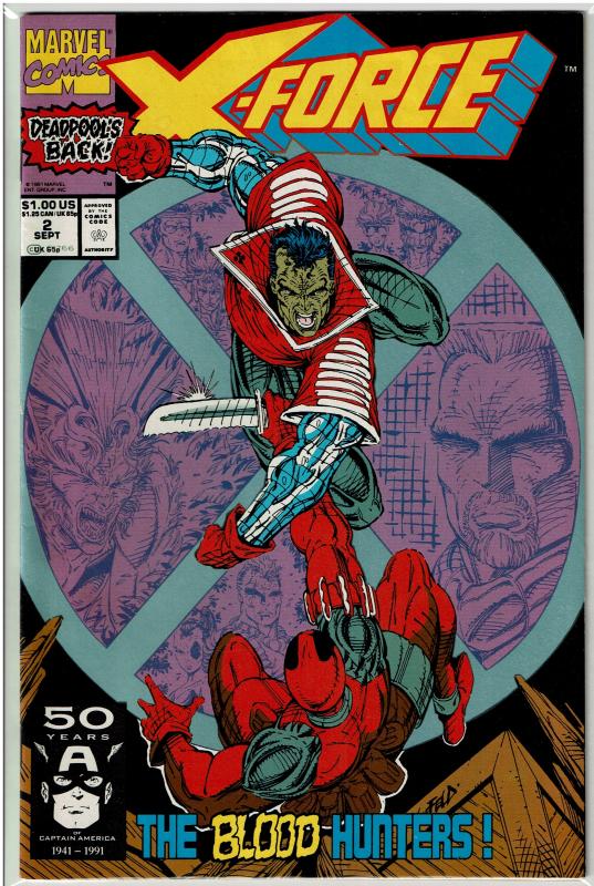 X-Force #2, VF/NM or Better, 2nd Deadpool