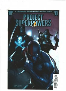 Project Superpowers #0 VF+ 8.5 Dynamite Comics 2018 Mattina Cover