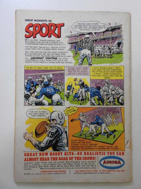 World's Finest Comics #154 (1965) GD Condition bottom staple missing