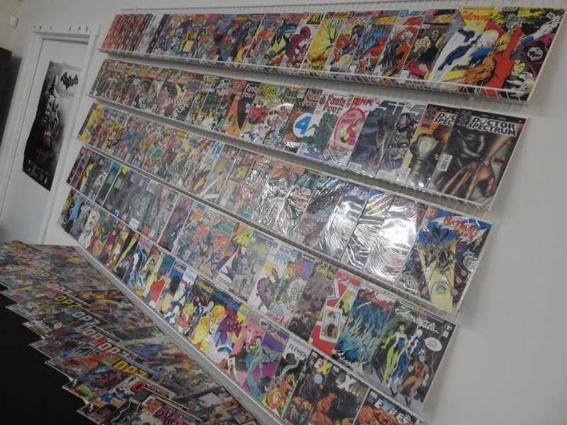 Huge Lot of 150+ Comics W/ Fantastic Four, Batman, Flash Avg. VF- Condition!