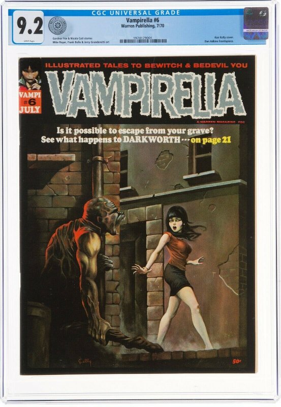 Vampirella #6 CGC 9.2 1970  