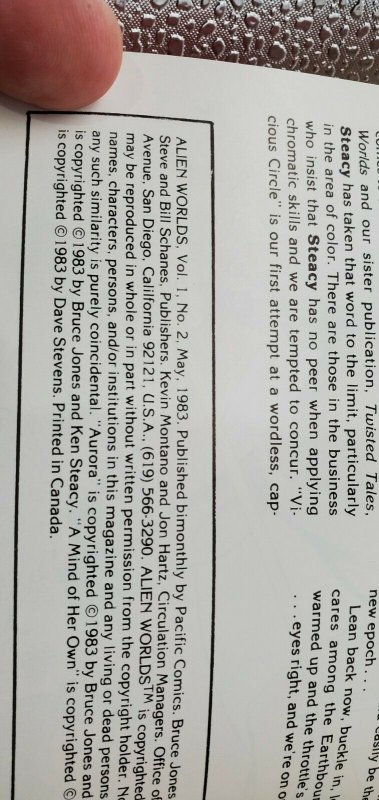 Alien Worlds #2 1983 DAVE STEVENS comic book Nm/NM+