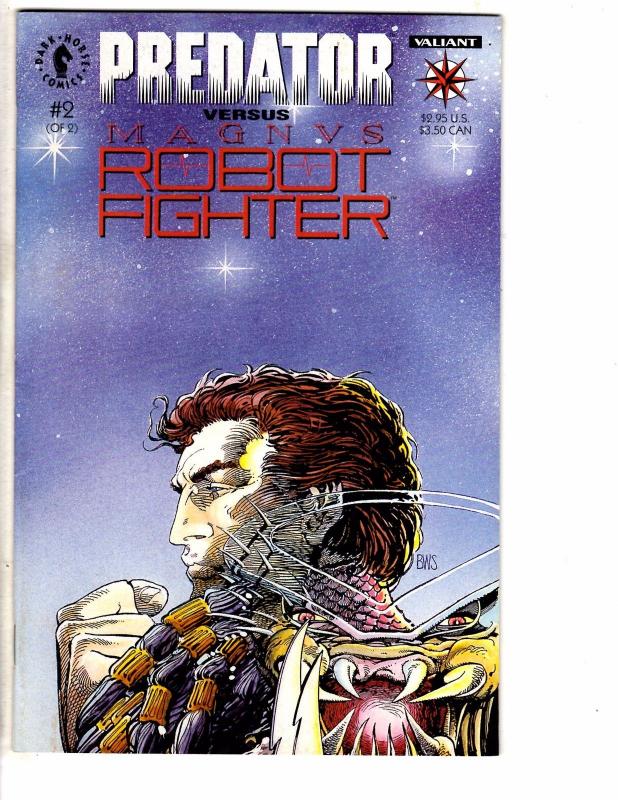 Predator Vs. Magnus Robot Fighter COMPLETE Valiant & DH Comics Series # 1 2  J68