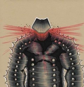 The Destroyer Marvel Original Art by Sergio Dávila – Asgardian Armor A4 Signed