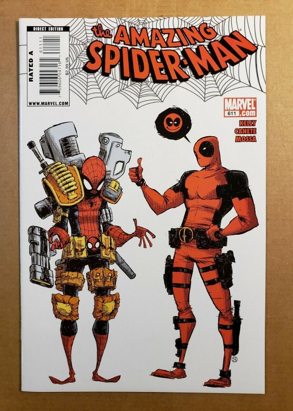 AMAZING SPIDER-MAN #611 1/10 DEADPOOL  SKOTTIE YOUNG COVER