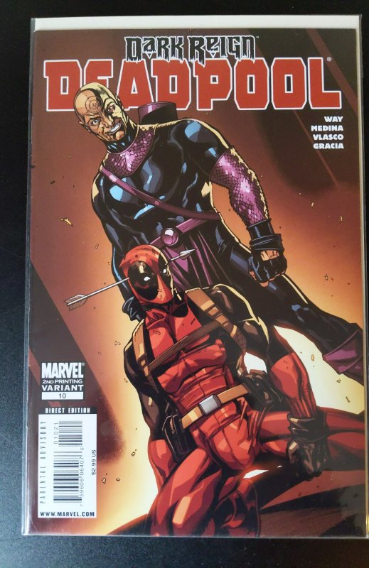 Deadpool #10 2nd Print Variant (2009)