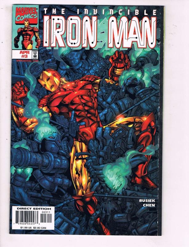 The Invincible Iron Man # 3 VF/NM Marvel Comic Books Avengers Thor Hawkeye! SW14