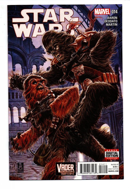 Star Wars #14 - Chewbacca vs  Black Krrsantan - 2015 - NM 759606081134